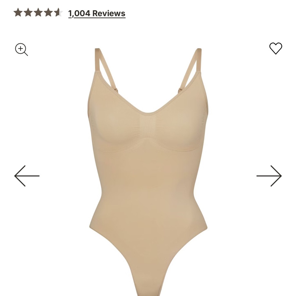 Skims Seamless Sculpt Thong Bodysuit